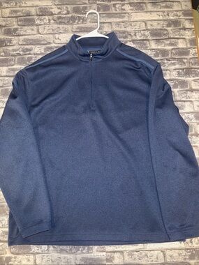 Pebble Beach Performance Men’s XL Navy Blue Pullover | Like New | 100% Polyester